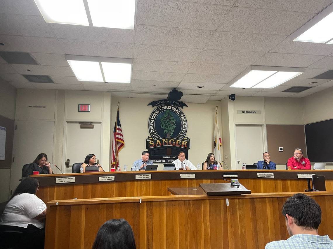 Sanger City Council voted to approve a declaration of emergency for its domestic and industrial wastewater treatment plants on Thursday July 18, 2024.