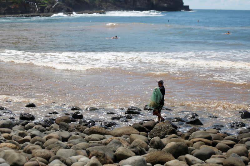 People use Bitcoin in El Zonte Beach in Chiltiupan, El Salvador