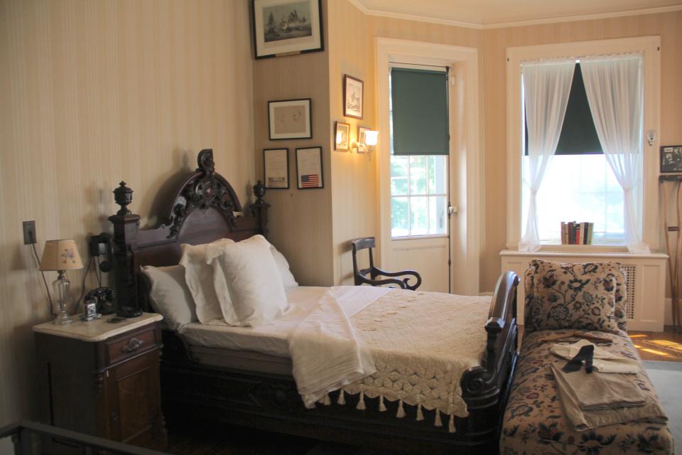 Franklin D. Roosevelt's bedroom at Springwood.