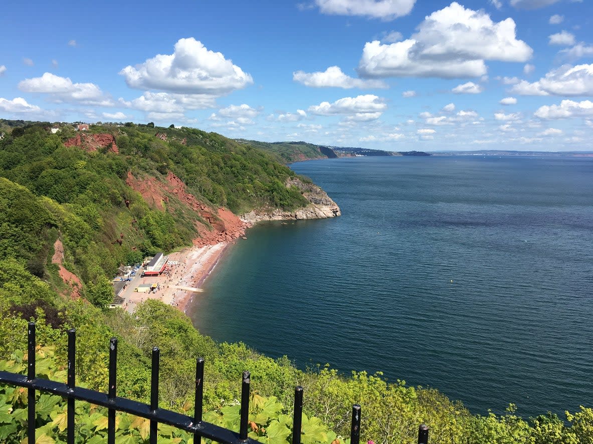 <p>Oddicombe beach in Torquay</p> (Getty Images/iStockphoto)