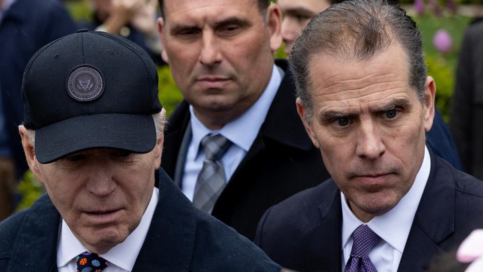 Joe and Hunter Biden at White House Easter Egg Roll