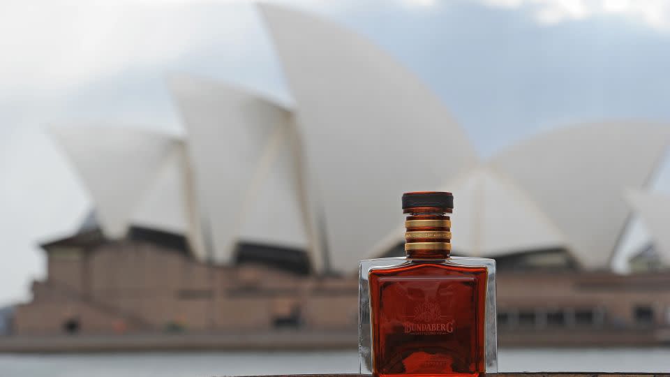 Bottle number 1,888 of Bundaberg Rum's 125th anniversary rum. - GREG WOOD/AFP/AFP/Getty Images