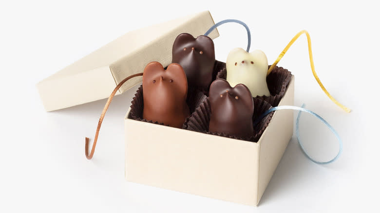 L.A. Burdick Chocolate Mice 4-Pack