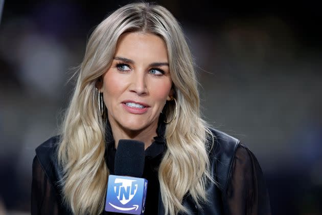 Charissa Thompson, pictured working a 