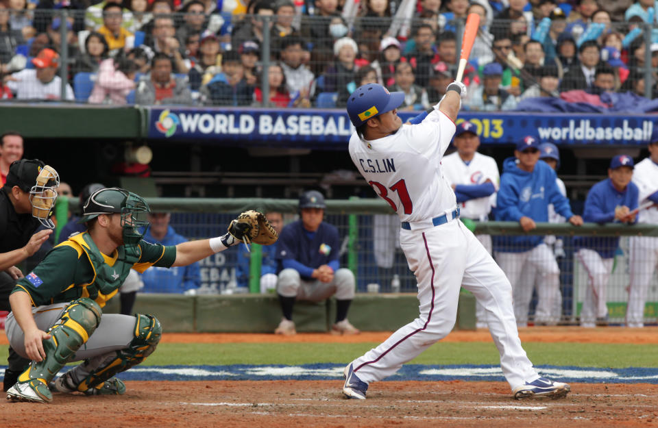 林智勝曾出戰三屆世界棒球經典賽。（Photo by Chung Sung-Jun/Getty Images）