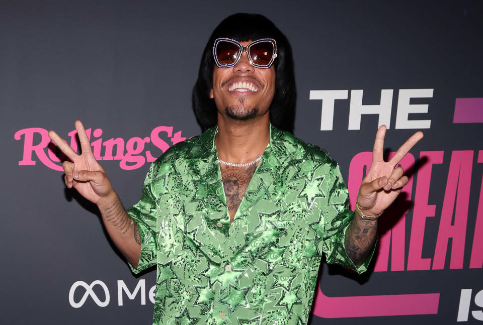 <p>Anderson .Paak is all smiles at a <em>Rolling Stone </em>and Meta event on May 12 in Beverly Hills. </p>