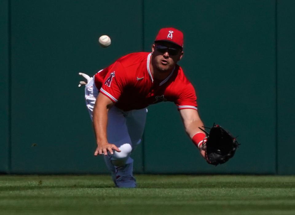 Angels manager Joe Maddon said he considered moving Mike Trout to a different position.