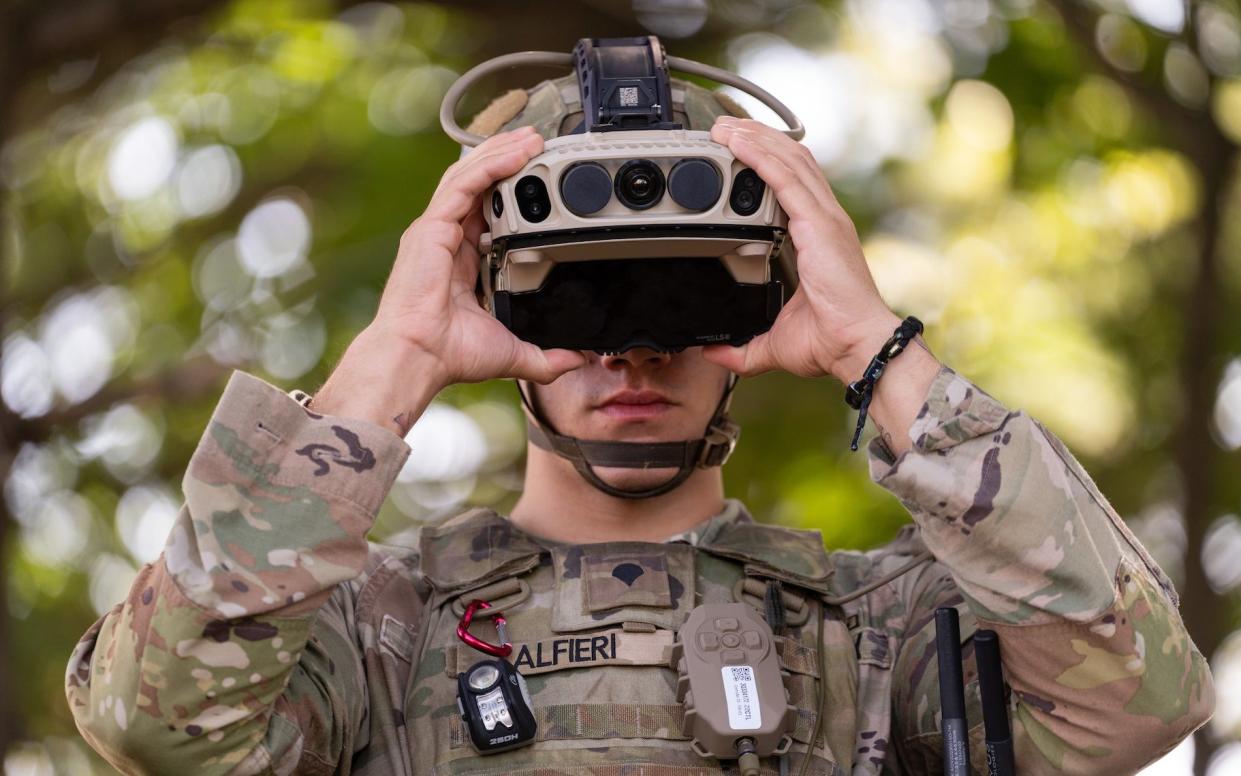 Headsets that use augmented reality technology play an increasingly important role on the battlefield