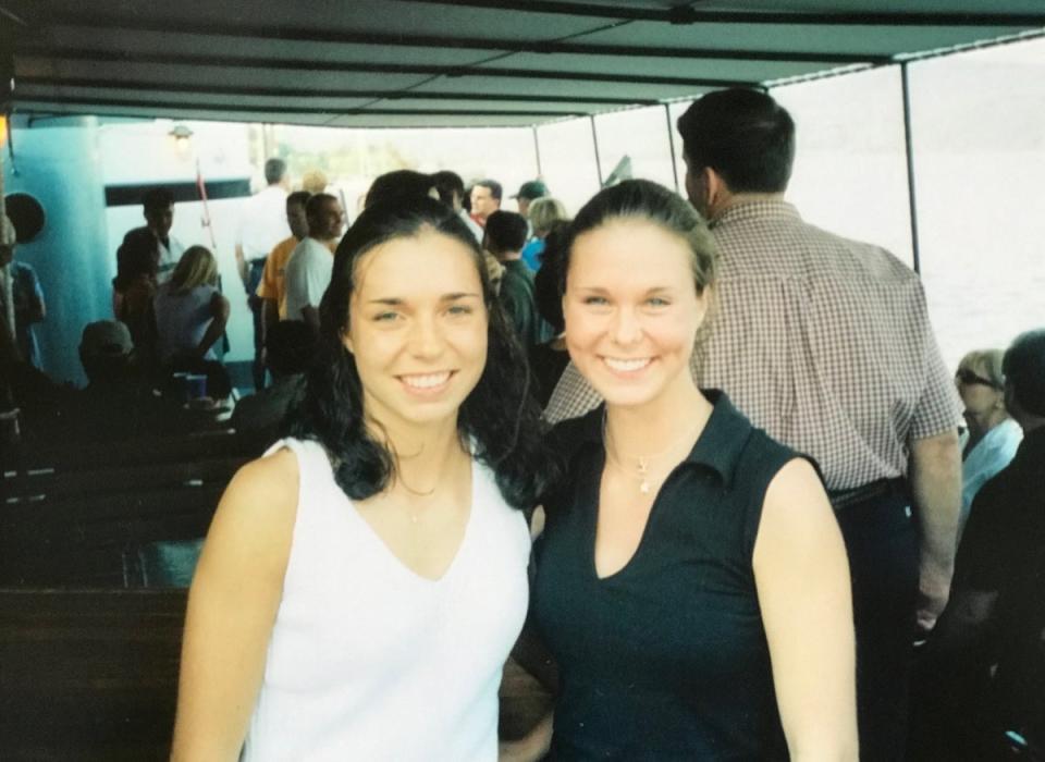 Maura Murray, right, followed in the footsteps of her sister, Julie, left, who was two years older and graduated from West Point (Julie Murray)