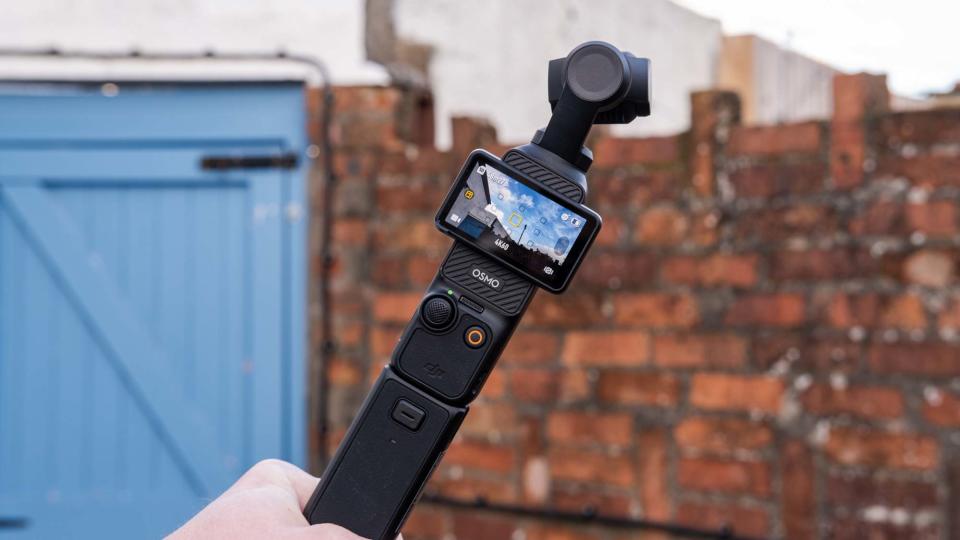 DJI Osmo Pocket 3 held in hand