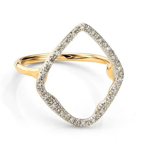 <p><strong>Monica Vinader</strong> ring, $275, nordstrom.com</p><p><a rel="nofollow noopener" href="https://shop.nordstrom.com/s/monica-vinader-riva-hoop-diamond-ring/4722244?" target="_blank" data-ylk="slk:BUY NOW;elm:context_link;itc:0;sec:content-canvas" class="link ">BUY NOW</a><br></p>
