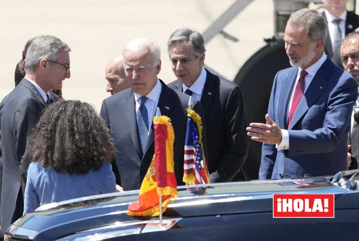 Joe Biden aterriza en Madrid