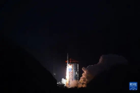 ▲中國西昌衛星發射中心使用長征二號丙運載火箭。（圖／新華社）