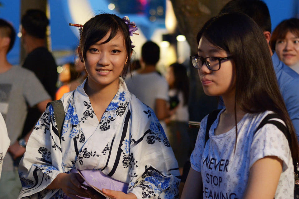 Festival attendees. (Photo: Sharlene Sankaran/Yahoo Singapore)