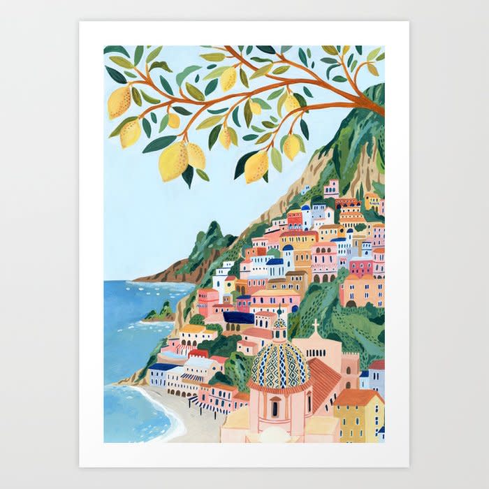 <p><a href="https://go.redirectingat.com?id=74968X1596630&url=https%3A%2F%2Fsociety6.com%2Fproduct%2Fpositano-italy5426400_print&sref=https%3A%2F%2Fwww.housebeautiful.com%2Fentertaining%2Fholidays-celebrations%2Fg34428704%2Fgifts-for-neighbors%2F" rel="nofollow noopener" target="_blank" data-ylk="slk:Shop Now;elm:context_link;itc:0;sec:content-canvas" class="link ">Shop Now</a></p><p>Positano, Italy Art Print</p><p>society6.com</p><p>$16.00</p><span class="copyright">Society6</span>