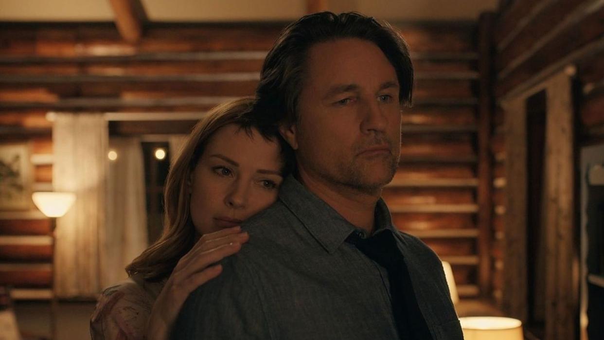 Alexandra Breckenridge as Mel Monroe, Martin Henderson as Jack Sheridan in Virgin River