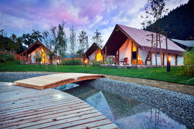 <p>Herbal Glamping Resort</p><p>If you’re ready for a real adventure, invite your favorite ladies to Slovenia for a unique girlfriend getaway experience. Beyond exploring the country’s culture, markets and dining options, consider staying at the <a href="https://go.skimresources.com?id=113896X1572730&xs=1&url=https%3A%2F%2Fwww.tripadvisor.com%2FHotel_Review-g3207627-d8420824-Reviews-Charming_Slovenia_Herbal_Glamping_Resort-Ljubno_Styria_Region.html&sref=https%3A%2F%2Fparade.com%2F998988%2Fmarynliles%2Fbest-girlfriend-getaways%2F" rel="noopener" target="_blank" data-ylk="slk:Herbal Glamping Resort;elm:context_link;itc:0;sec:content-canvas" class="link ">Herbal Glamping Resort</a> on Slovenia’s Savinja River to make your trip even more exotic. This glamping resort boasts luxury safari-style tents, promotes sustainability and wellness at every turn—with amenities like a massage spa, herbal pharmacy and private saunas—and has a natural swimming pool to boot, plus fishing and biking activities on-site.</p>