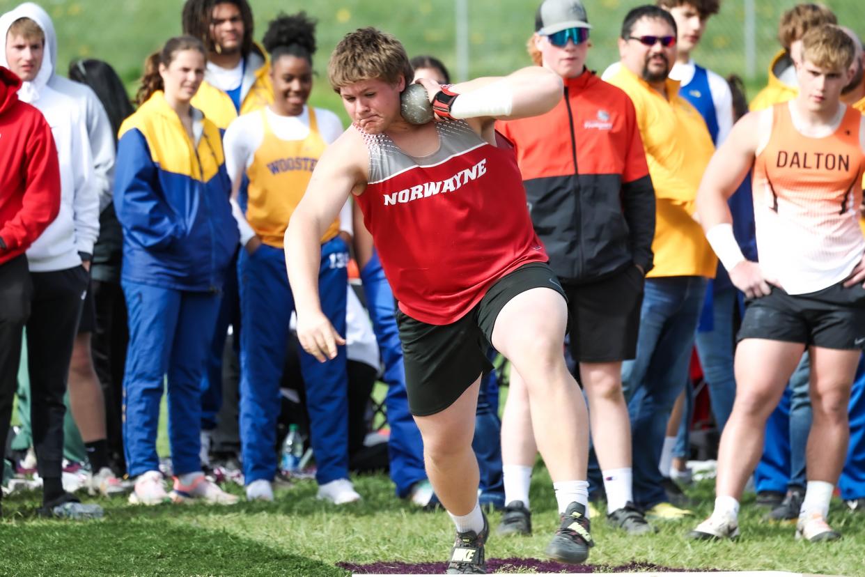 Norwayne's Brandt Morlock will be looking to keep up with his cousin Dillon Morlock at the WCAL Championships.