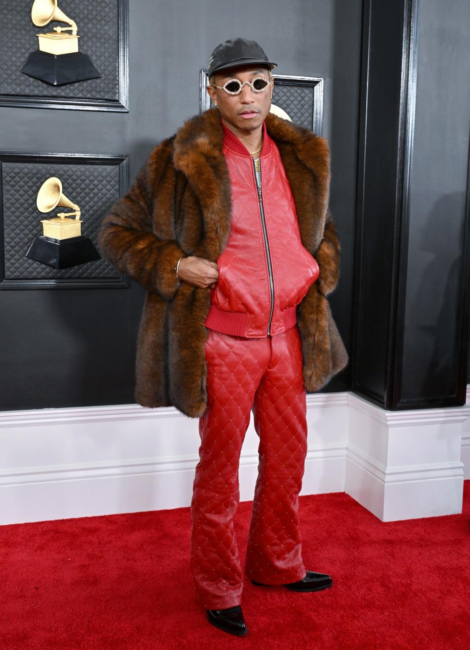 Pharrell Williams attends the 65th GRAMMY Awards at Crypto.com Arena on February 05, 2023 in Los Angeles, California.