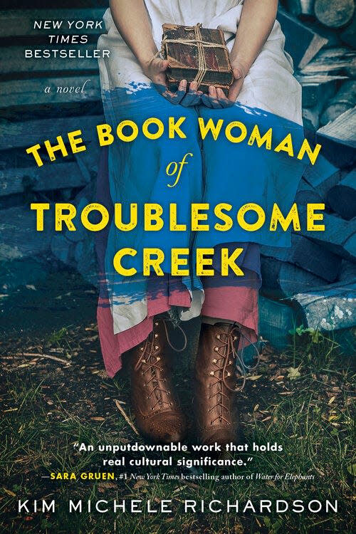 "The Book Woman of Troublesome Creek" by Kim Michele Richardson. The author spoke at the Lunch 4 Literacy event in Oak Ridge on March 21, 2023.