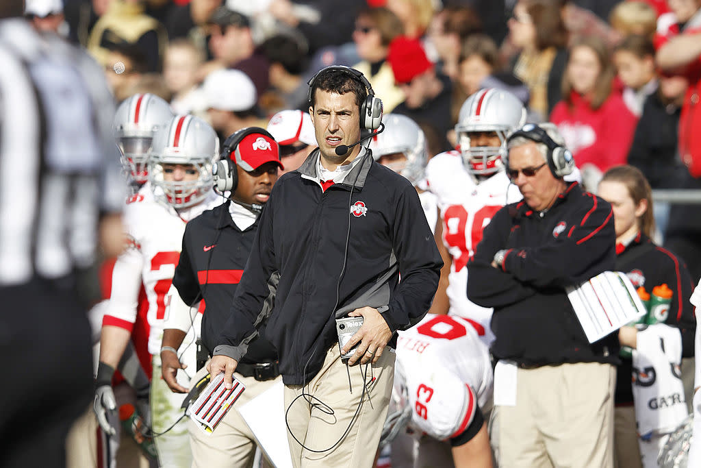 Ohio State defensive coordinator Luke Fickell will become Cincinnati's new coach. (Getty)