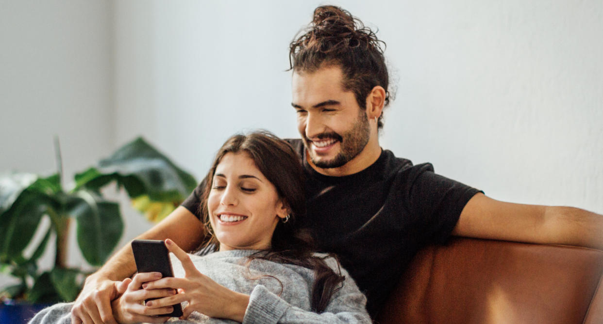 Stock image of a couple, representative of those who fall in the DINK category. 