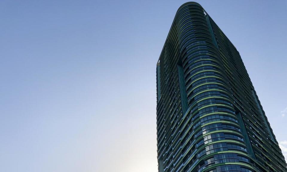 The Opal Tower building at Sydney's Olympic Park