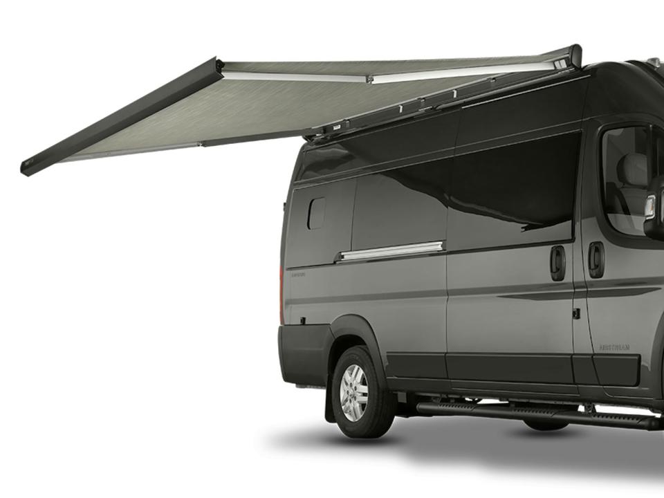 The exterior of Airstream's new Rangeline Touring Coach.