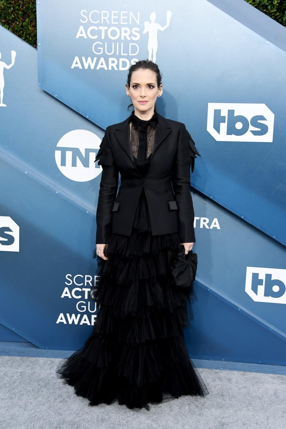 Winona Ryder attends the 26th Annual Screen Actors Guild Awards