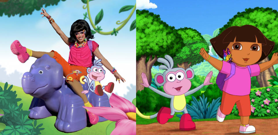 Crystal Methyd gives us a raver-like Dora the Explorer. 