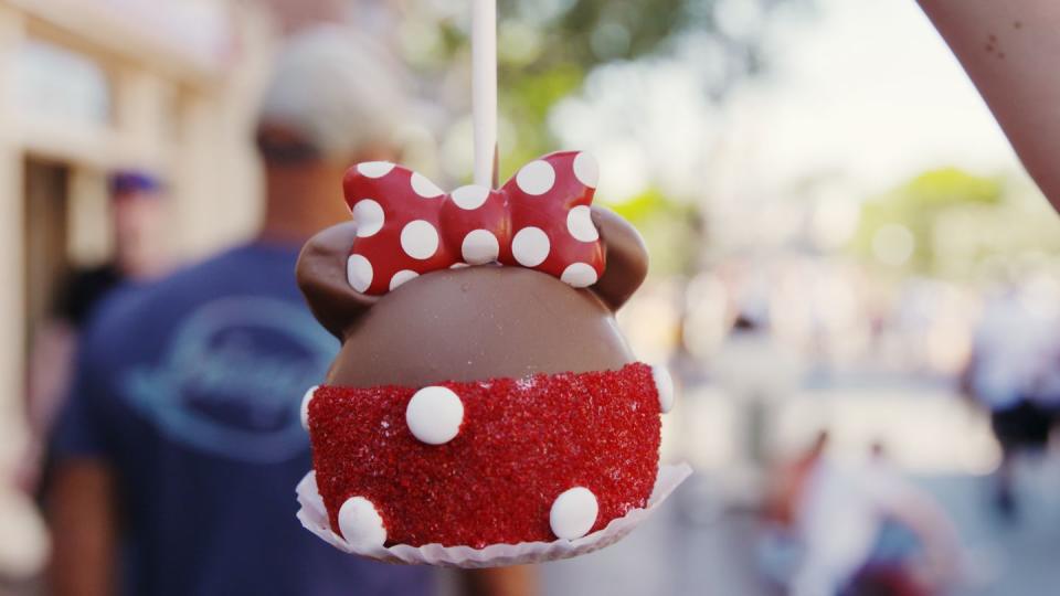 Minnie Mouse Candy Apple