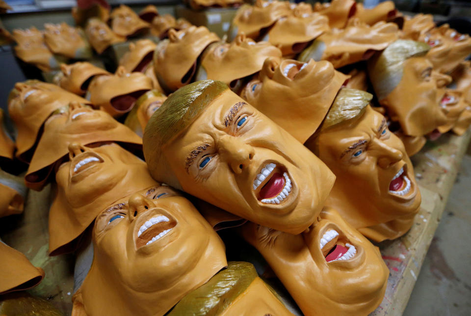 President-elect Donald Trump masks in Saitama, Japan
