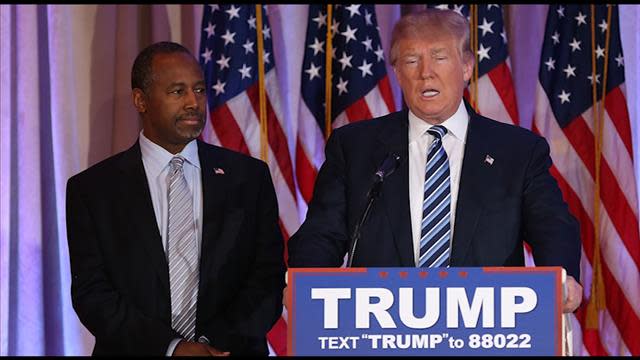 Carson Endorses, Says There Are 'Two Donald Trumps'