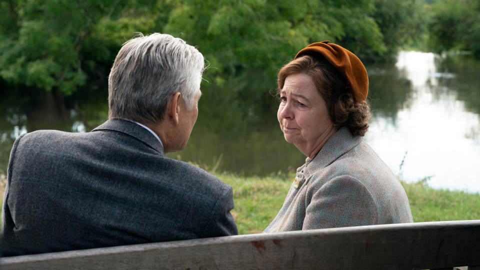 Tessa Peake-Jones as Mrs Chapman and Nick Brimble as Jack Chapman.