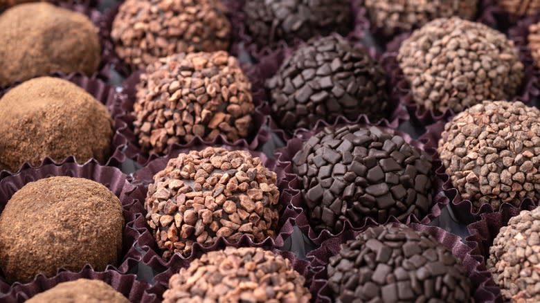 different kinds of brigadeiros