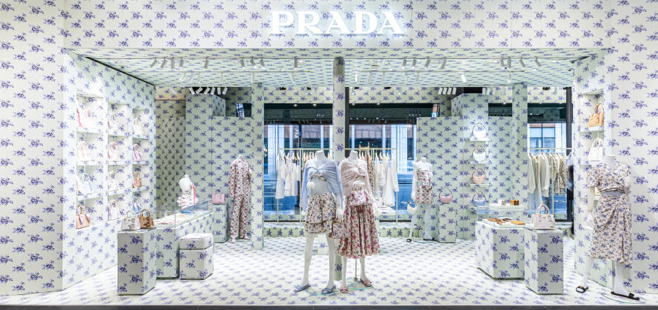 Prada at Harrods.