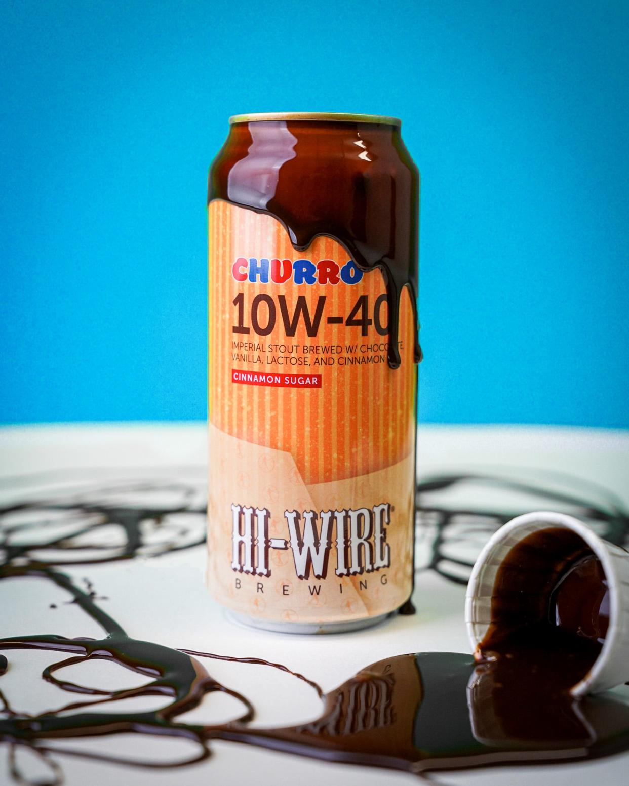 Hi-Wire Brewing Co. received the silver medal in the 2024 World Beer Cup in the category of Dessert Stout or Pastry Stout for its Churro 10W-40 Imperial Stout.