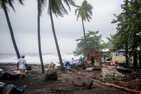 Hurricane Irma struck the Caribbean in September - Credit: AFP/LIONEL CHAMOISEAU