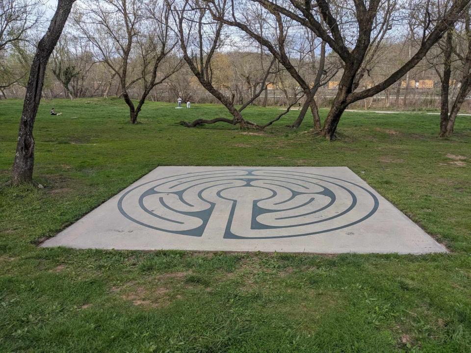 A new public artwork has appeared at French Broad River Park in Asheville.