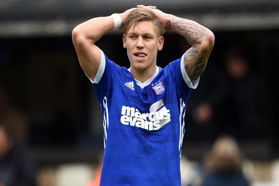 Martyn Waghorn scored 16 goals in his one season at Ipswich Town. <i>(Image: PA)</i>