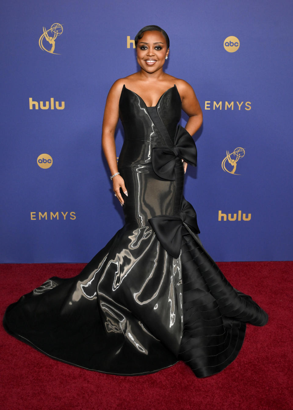 Quinta Brunson at the 76th Primetime Emmy Awards held at Peacock Theater on September 15, 2024 in Los Angeles, California.
