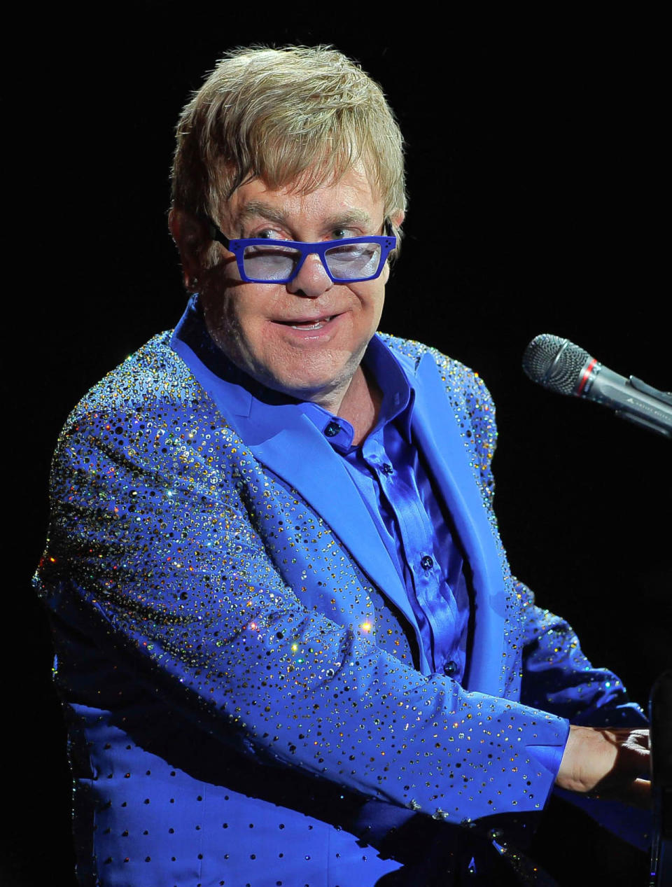 Elton John loves a tinted lens!