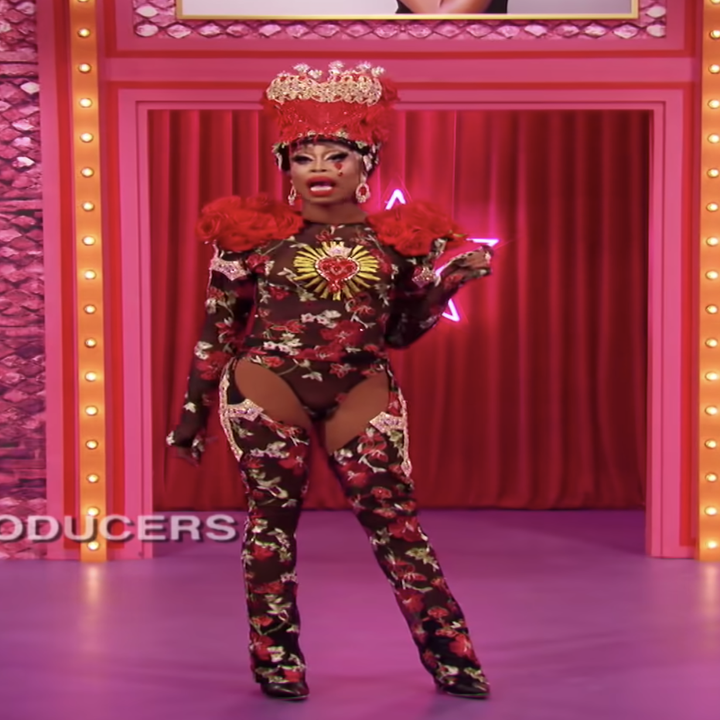 Monique Heart enters the Werk Room