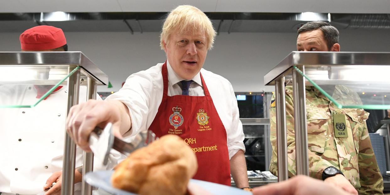 boris johnson christmas