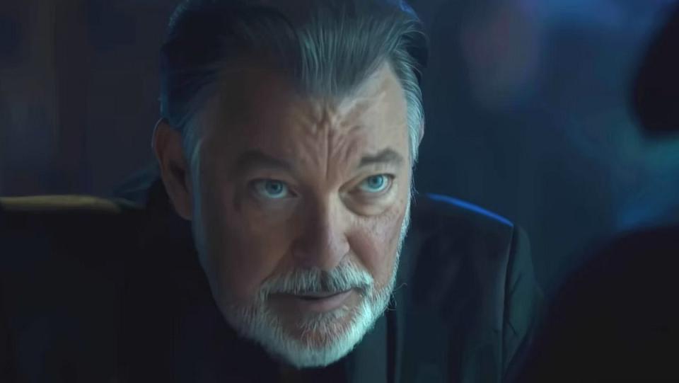 Jonathan Frakes as Captain William Riker in Star Trek: Picard season three.