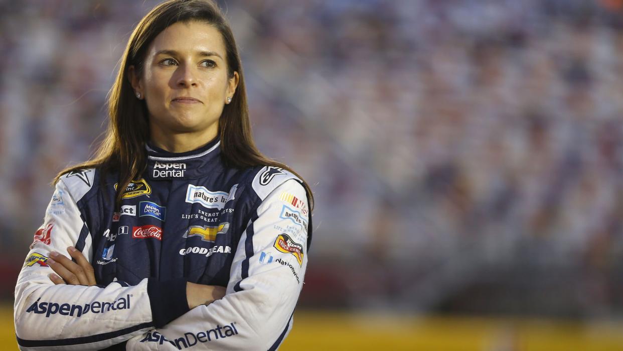 Oct 06, 2016: Danica Patrick (10) waits to qualify for the Bank of America 500 at the Charlotte Motor Speedway in Concord, NC.