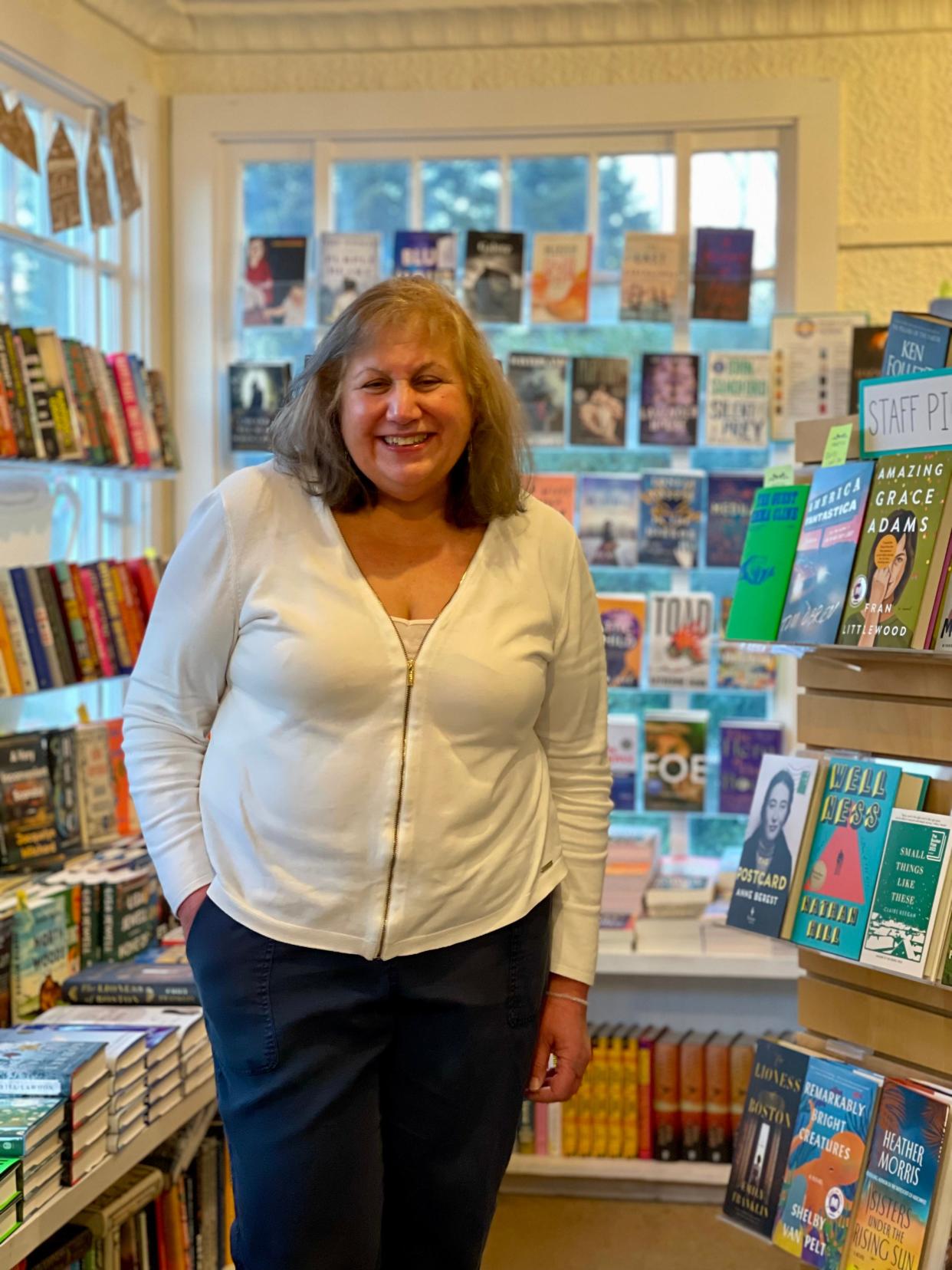 Michelle Koch earned a James Patterson initiative award for her work at Brewster Book Store, one of Cape Cod's independent booksellers.