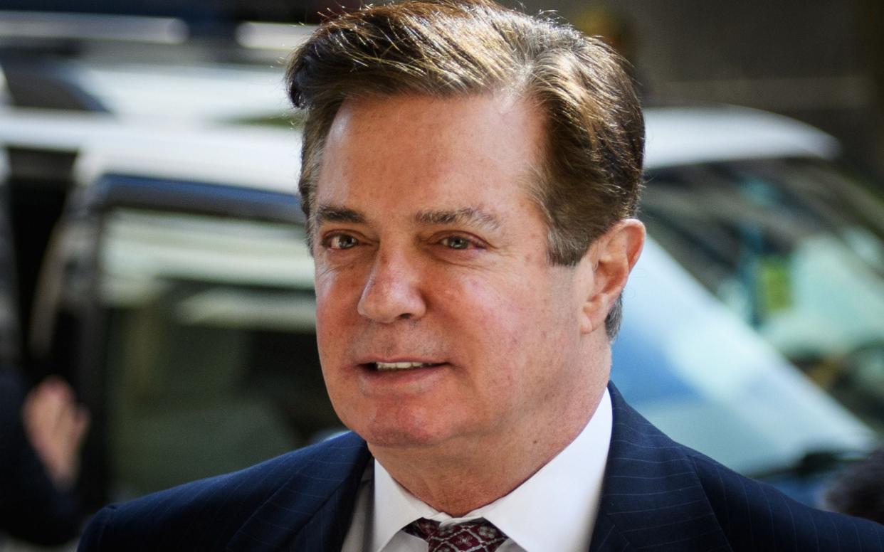 Mr Manafort could face the rest of his life in prison if found guilty - AFP