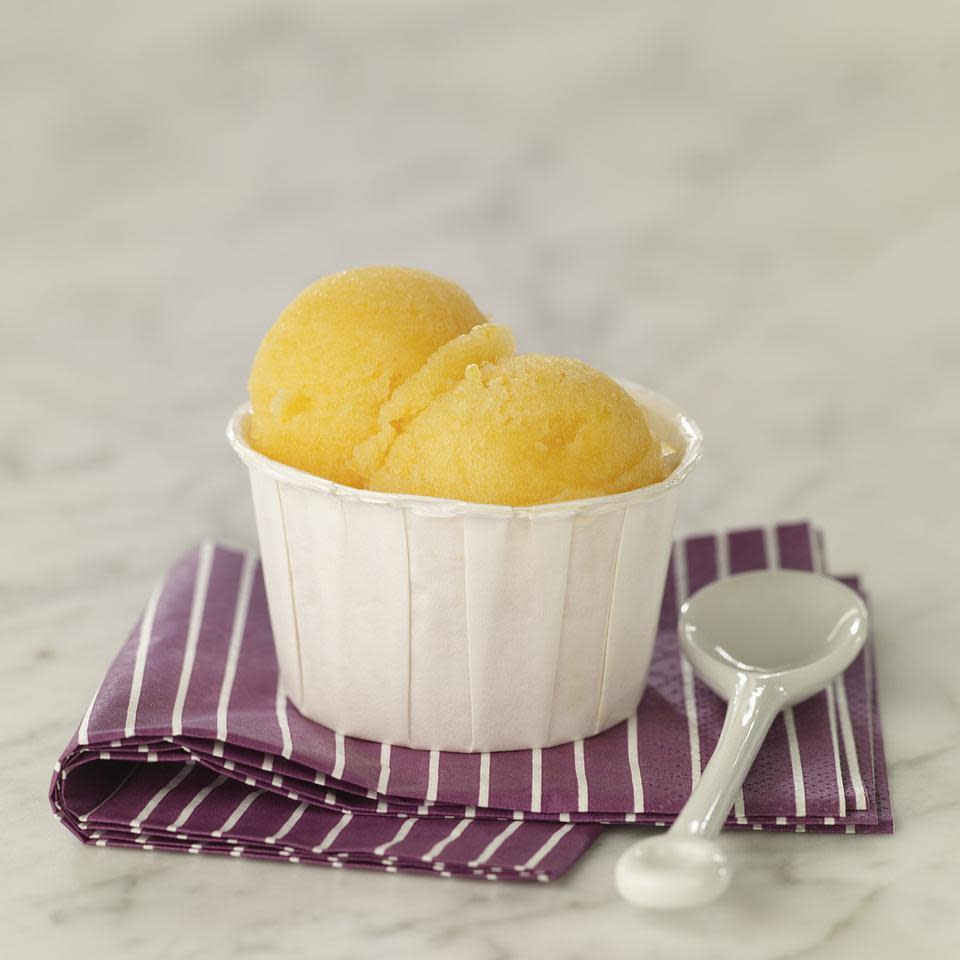 Champagne & Peach Sorbet