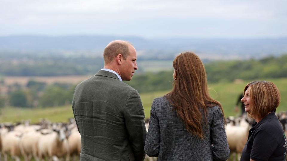 the prince and princess of wales visit hereford